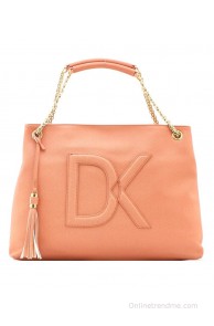 Diana Korr PeachPuff P.U. Shoulder Bag